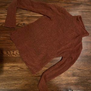 Madwell burnt orange Inland Turtleneck sweater
